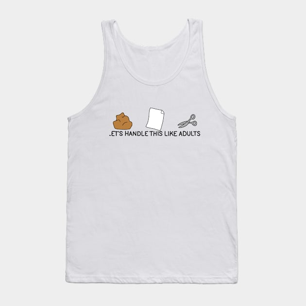 Handle This Like Adults Tank Top by Coach Alainne Designs